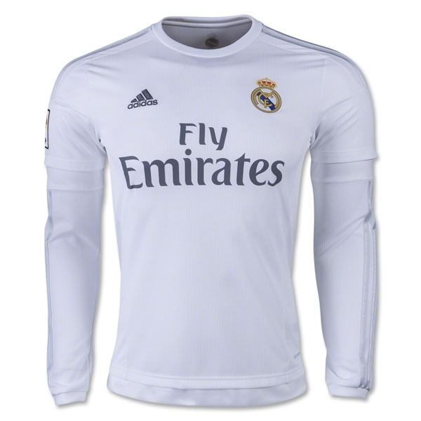 Real Madrid LS Home 2015-16 BALE #11 Soccer Jersey - Click Image to Close